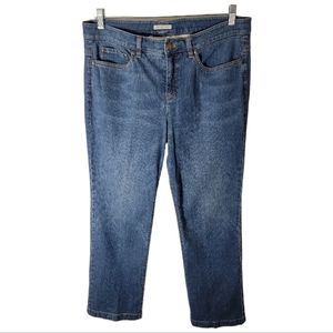 Jones New York sport plus size straight leg jeans 14